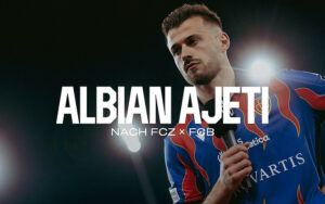 Albian Ajeti nach dem 4:0-Sieg beim FC Zürich 12.4.2025 Albian Ajeti nach dem 4:0-Sieg beim FC Zürich 12.4.2025