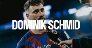 Dominik Schmid nach dem 4:1-Sieg gegen YB 6.8.2025 Dominik Schmid nach dem 4:1-Sieg gegen YB 6.8.2025