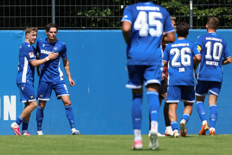 Leihgabe des FC Basel: Moritz Broschinski trifft bei seinem Einstand für den Karlsruher SC doppelt